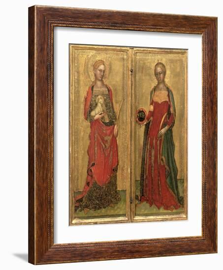 St. Agnes and St. Domitilla-Andrea di Bonaiuto-Framed Giclee Print