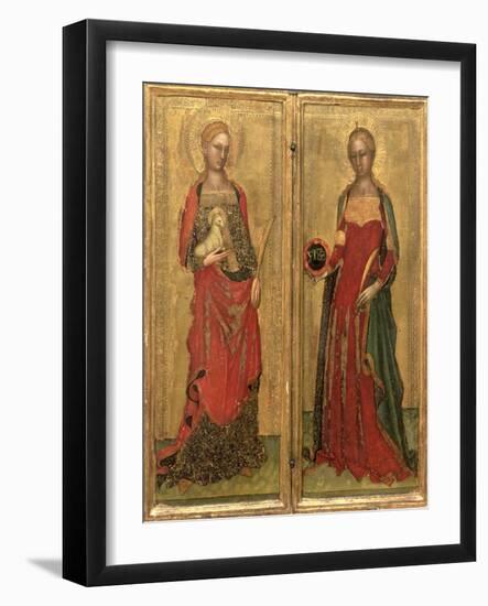 St. Agnes and St. Domitilla-Andrea di Bonaiuto-Framed Giclee Print