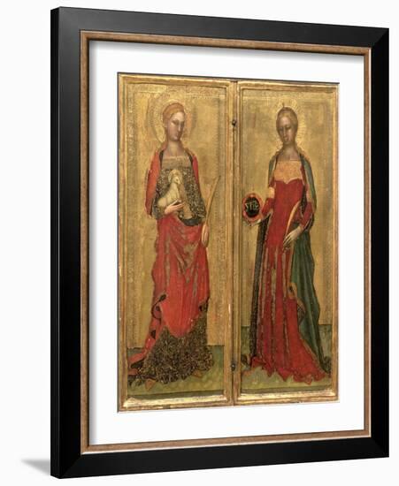 St. Agnes and St. Domitilla-Andrea di Bonaiuto-Framed Giclee Print