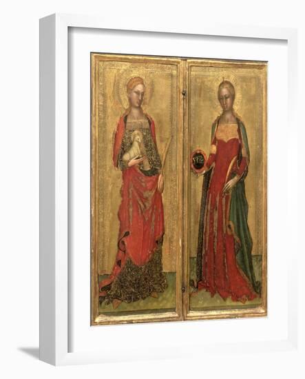 St. Agnes and St. Domitilla-Andrea di Bonaiuto-Framed Giclee Print