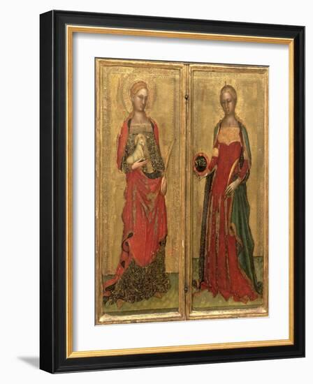 St. Agnes and St. Domitilla-Andrea di Bonaiuto-Framed Giclee Print