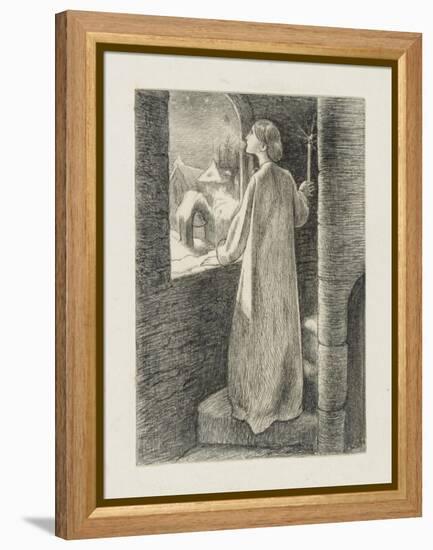 St Agnes Eve-John Everett Millais-Framed Premier Image Canvas