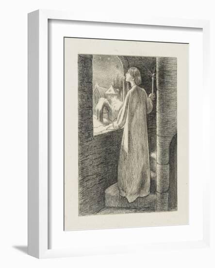 St Agnes Eve-John Everett Millais-Framed Giclee Print