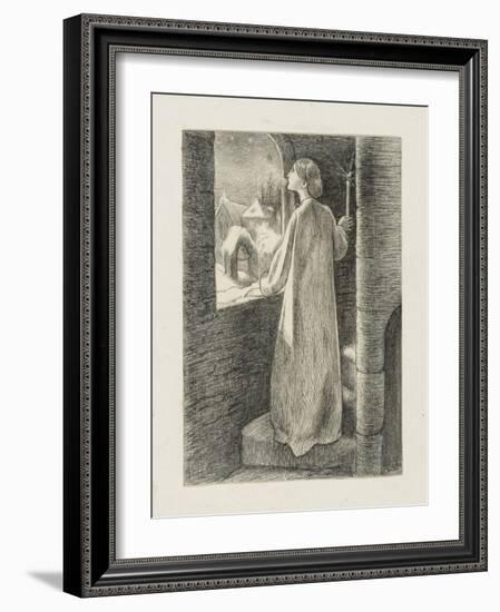 St Agnes Eve-John Everett Millais-Framed Giclee Print