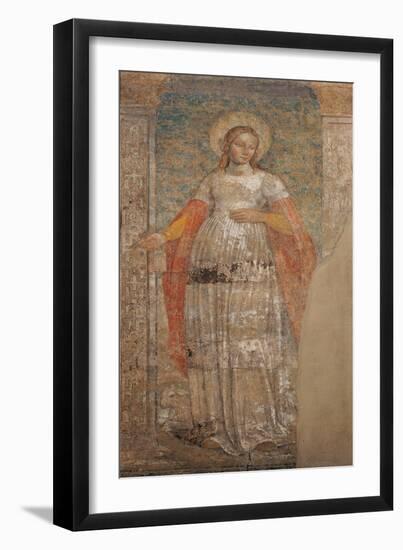 St Agnes-Ambrogio da Fossano (Bergognone)-Framed Giclee Print