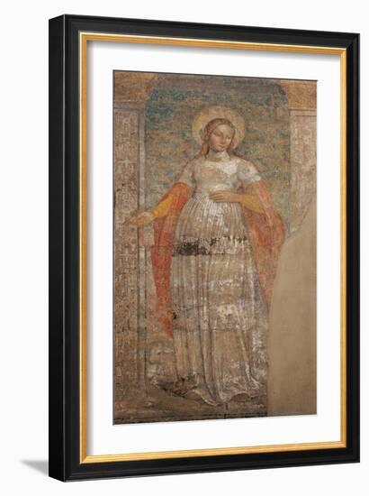 St Agnes-Ambrogio da Fossano (Bergognone)-Framed Giclee Print