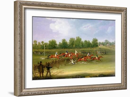 St Albans Tally-Ho Stakes, May 22nd 1834-James Pollard-Framed Giclee Print