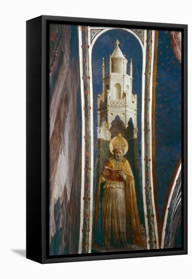 St Ambrose, Mid 15th Century-Fra Angelico-Framed Premier Image Canvas