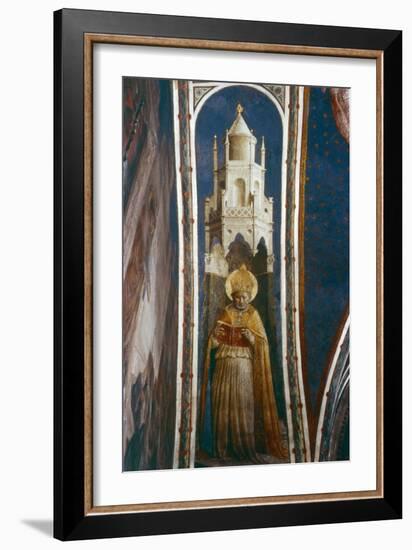 St Ambrose, Mid 15th Century-Fra Angelico-Framed Giclee Print