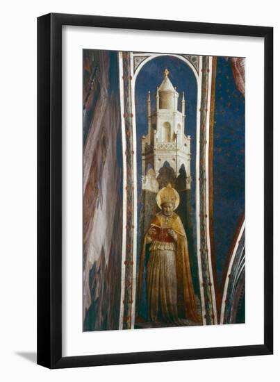 St Ambrose, Mid 15th Century-Fra Angelico-Framed Giclee Print