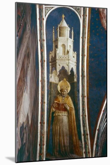 St Ambrose, Mid 15th Century-Fra Angelico-Mounted Giclee Print