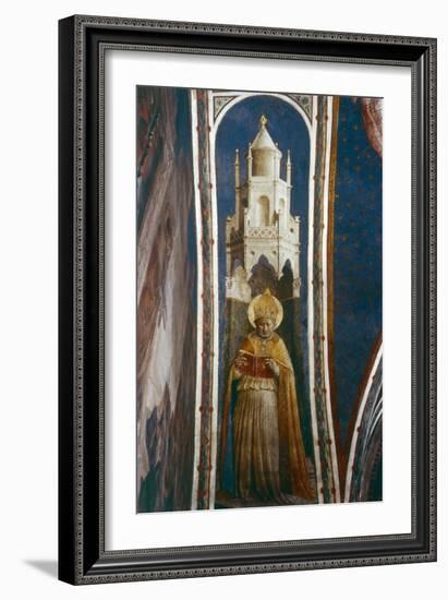 St Ambrose, Mid 15th Century-Fra Angelico-Framed Giclee Print