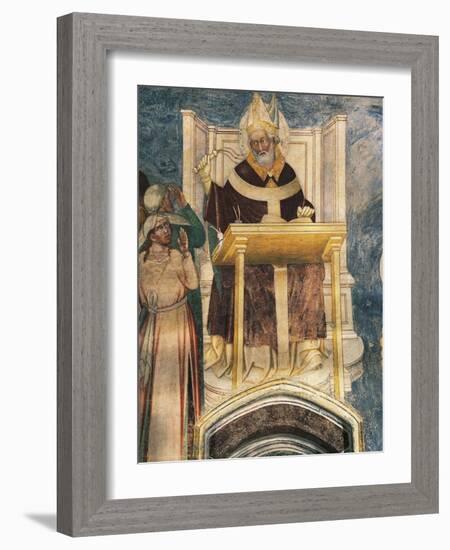 St Ambrose-Bernardino Luini-Framed Giclee Print