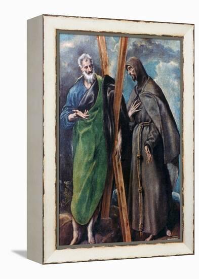 St Andrew and St Francis, C1590-1595-El Greco-Framed Premier Image Canvas