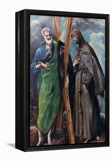 St Andrew and St Francis, C1590-1595-El Greco-Framed Premier Image Canvas