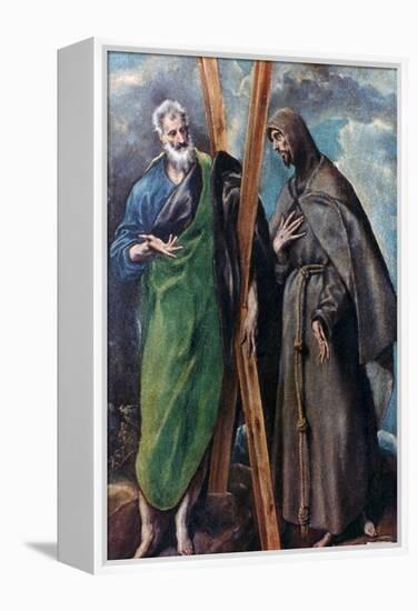 St Andrew and St Francis, C1590-1595-El Greco-Framed Premier Image Canvas