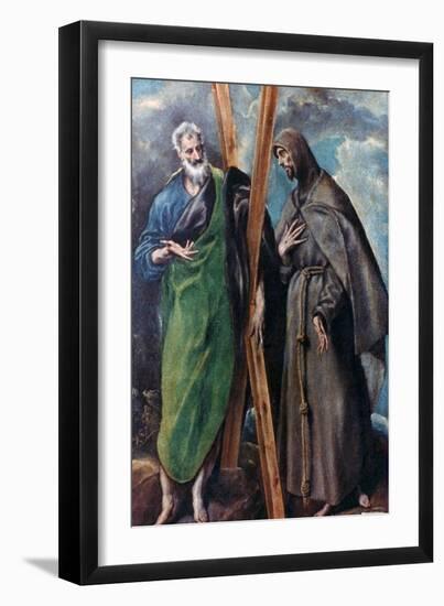 St Andrew and St Francis, C1590-1595-El Greco-Framed Giclee Print