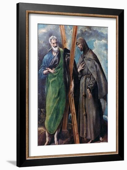 St Andrew and St Francis, C1590-1595-El Greco-Framed Giclee Print