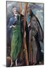 St Andrew and St Francis, C1590-1595-El Greco-Mounted Giclee Print