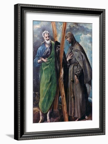 St Andrew and St Francis, C1590-1595-El Greco-Framed Giclee Print