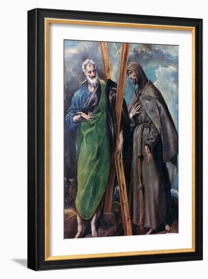 St Andrew and St Francis, C1590-1595-El Greco-Framed Giclee Print