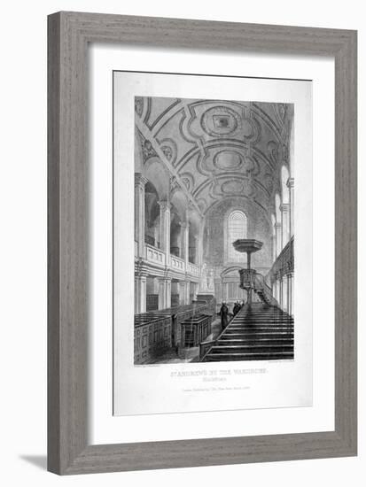 St Andrew by the Wardrobe, City of London, 1839-John Le Keux-Framed Giclee Print