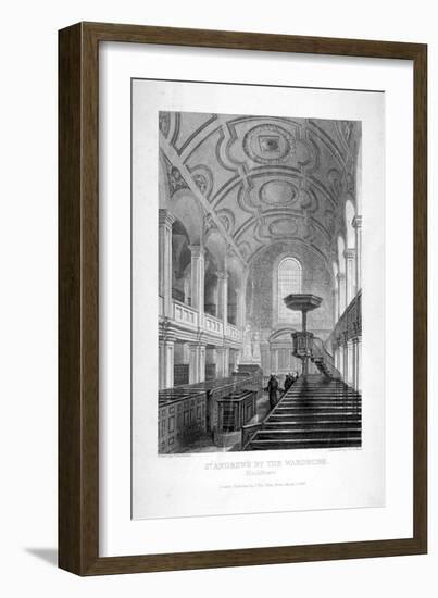 St Andrew by the Wardrobe, City of London, 1839-John Le Keux-Framed Giclee Print