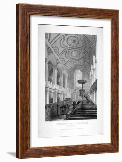 St Andrew by the Wardrobe, City of London, 1839-John Le Keux-Framed Giclee Print