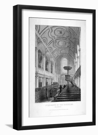 St Andrew by the Wardrobe, City of London, 1839-John Le Keux-Framed Giclee Print