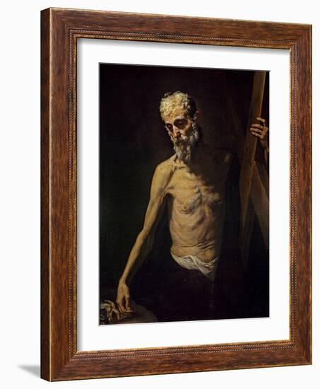 St. Andrew, c.1631-Jusepe de Ribera-Framed Giclee Print