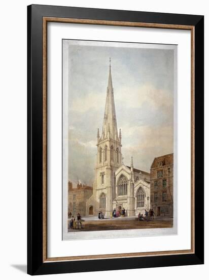 St Andrew's Church, Wells Street, Marylebone, London, C1846-Day & Haghe-Framed Giclee Print