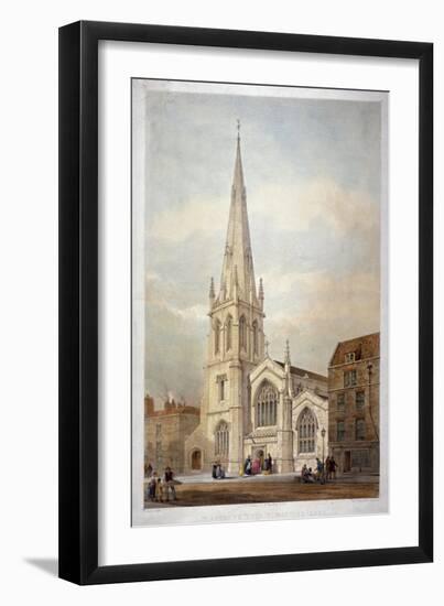 St Andrew's Church, Wells Street, Marylebone, London, C1846-Day & Haghe-Framed Giclee Print