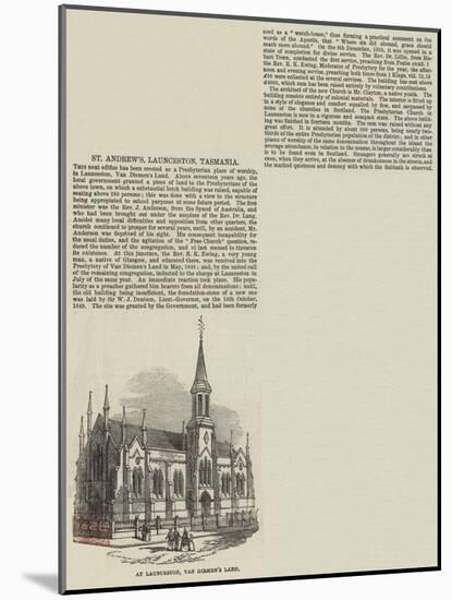 St Andrew's, Launceston, Tasmania-null-Mounted Giclee Print