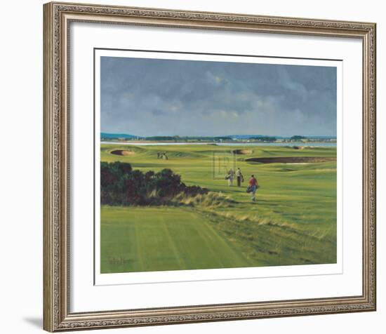 St. Andrews 11th - High (In)-Peter Munro-Framed Collectable Print