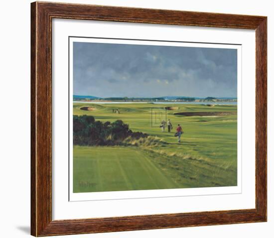 St. Andrews 11th - High (In)-Peter Munro-Framed Collectable Print