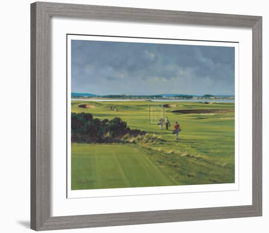 St. Andrews 11th - High (In)-Peter Munro-Framed Collectable Print