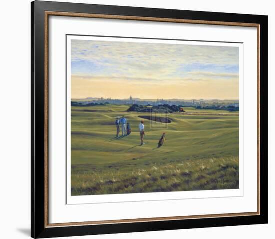 St. Andrews 12th - Heathery (In)-Peter Munro-Framed Collectable Print