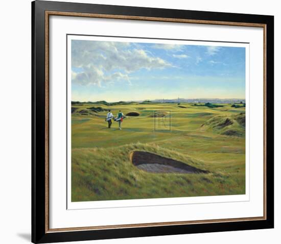 St. Andrews 13th - Hole O'Cross (In)-Peter Munro-Framed Limited Edition