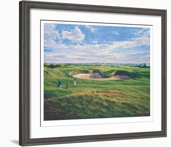 St. Andrews 14th - Long-Peter Munro-Framed Limited Edition