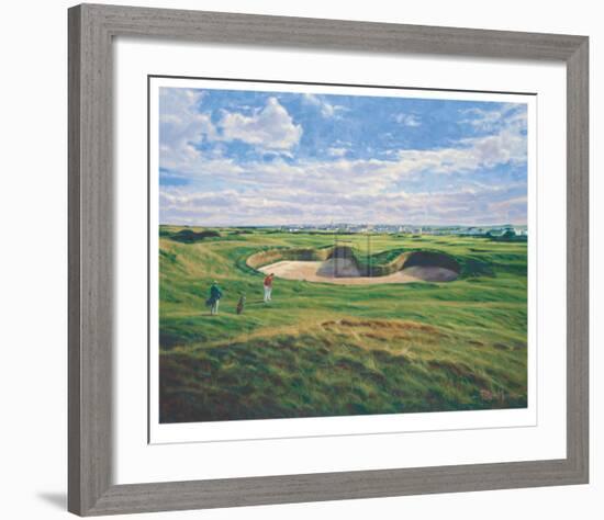 St. Andrews 14th - Long-Peter Munro-Framed Limited Edition