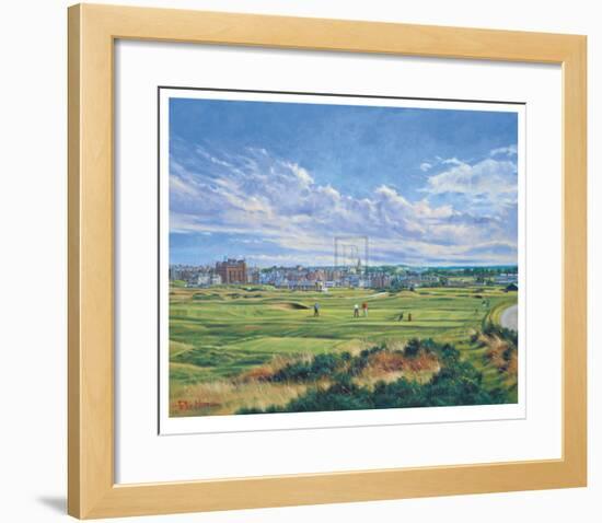 St. Andrews 15th - Cartgate (In)-Peter Munro-Framed Limited Edition