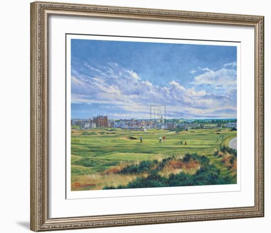 St. Andrews 15th - Cartgate (In)-Peter Munro-Framed Limited Edition