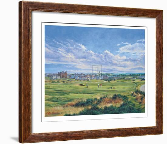 St. Andrews 15th - Cartgate (In)-Peter Munro-Framed Limited Edition