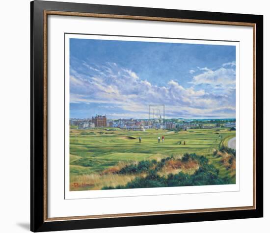 St. Andrews 15th - Cartgate (In)-Peter Munro-Framed Limited Edition