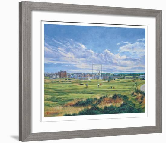 St. Andrews 15th - Cartgate (In)-Peter Munro-Framed Limited Edition