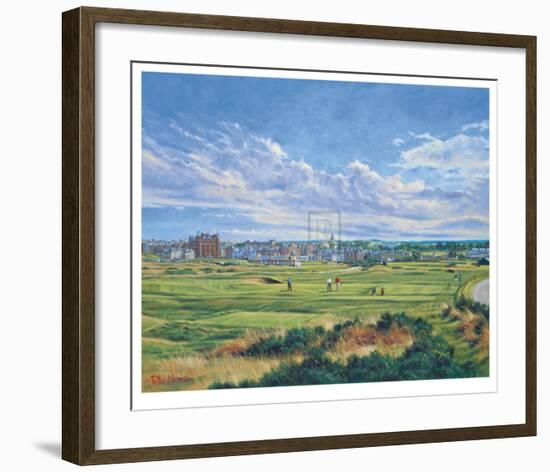 St. Andrews 15th - Cartgate (In)-Peter Munro-Framed Limited Edition