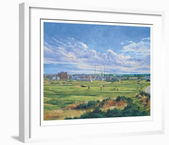 St. Andrews 15th - Cartgate (In)-Peter Munro-Framed Limited Edition