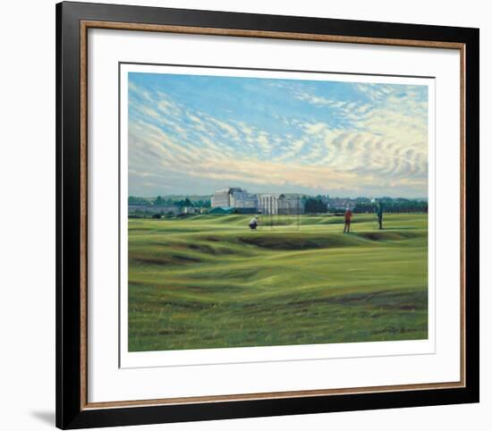 St. Andrews 3rd - Cartgate (Out)-Peter Munro-Framed Collectable Print