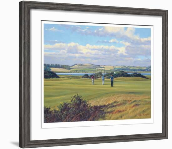 St. Andrews 6th - Heathery (Out)-Peter Munro-Framed Collectable Print