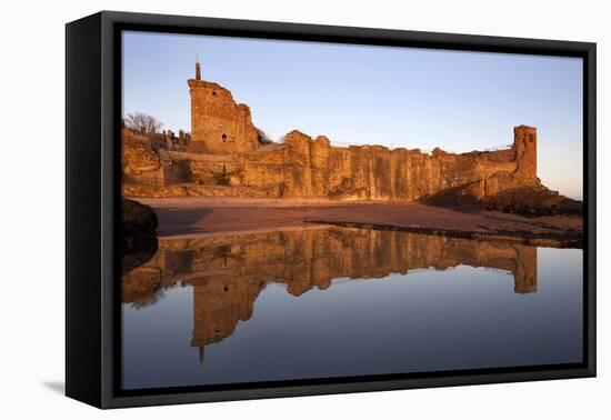 St. Andrews Castle at Dawn, Fife, Scotland, United Kingdom, Europe-Mark Sunderland-Framed Premier Image Canvas